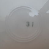 9 numbered dessert plates