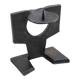 Brutalist cast iron candlestick