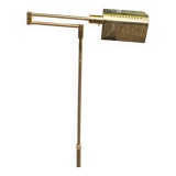 Lampadaire italien en laiton doré à bras oscillant