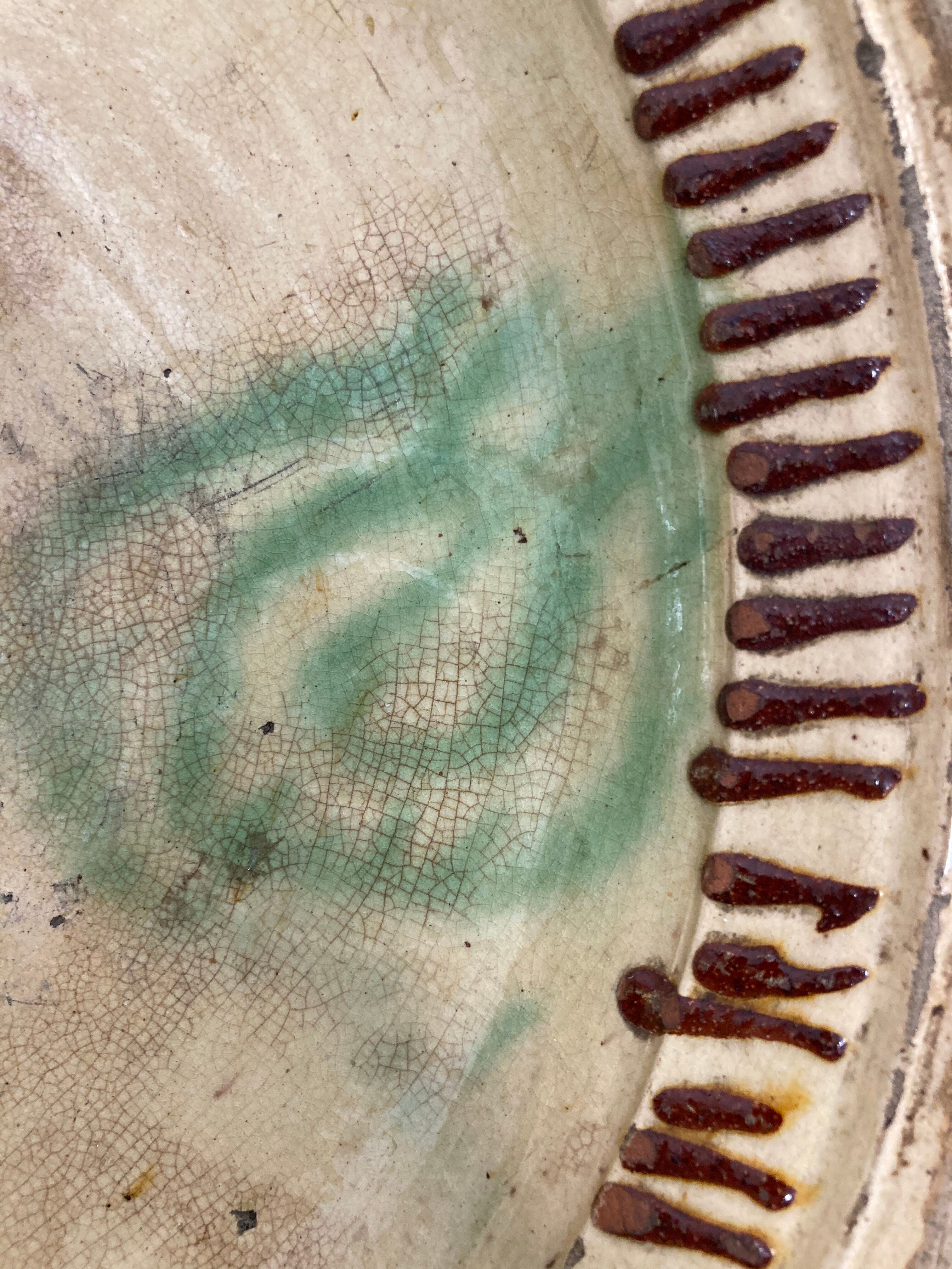 Ancient ceramic dish