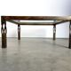 Vintage steel coffee table, 1980s