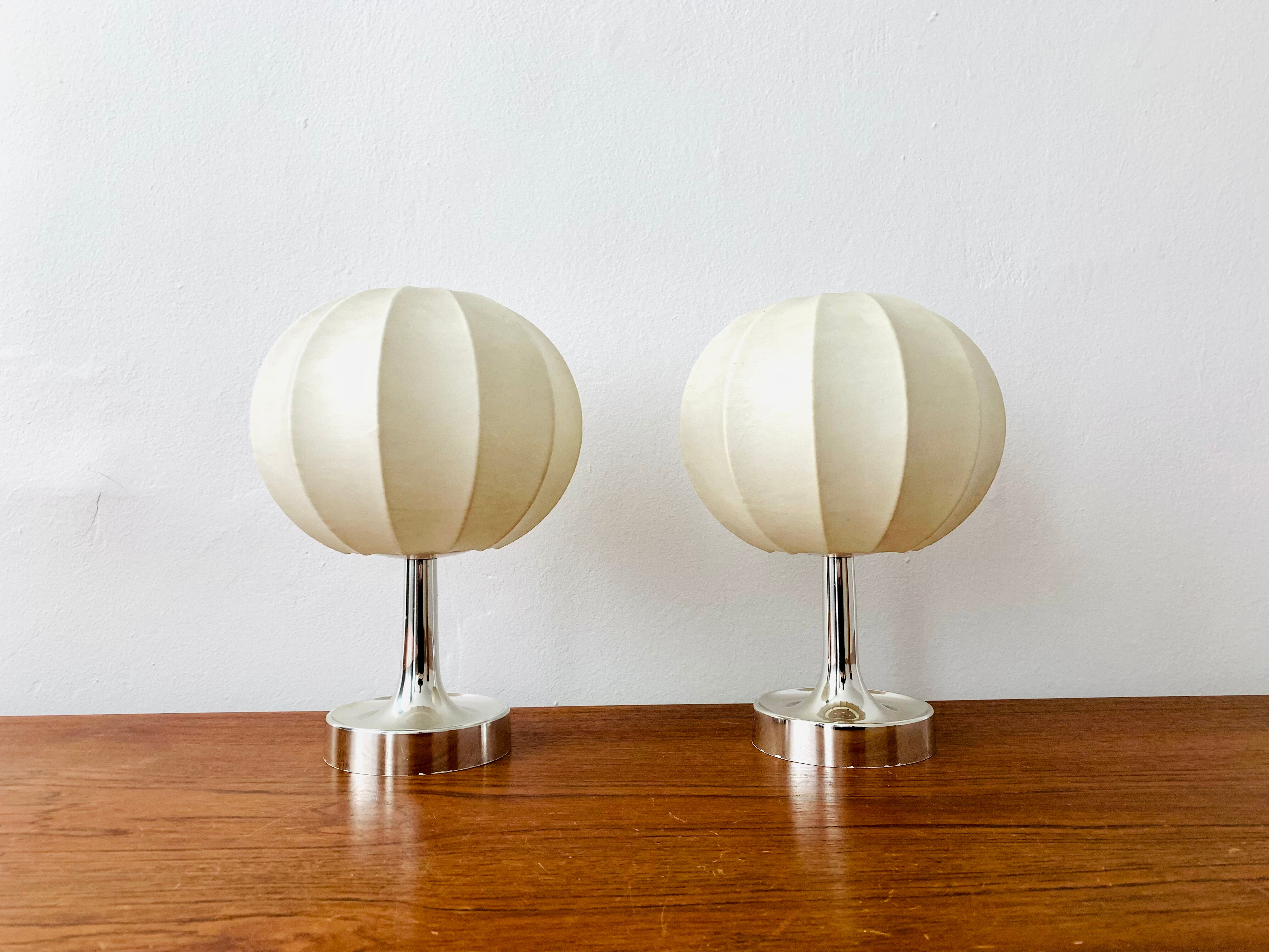 Set of 2 cocoon table lamps