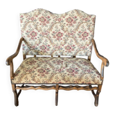 Banquette style Louis XIII « os de mouton »