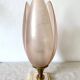 Pink tulip lamp by Laurent Rougier, 70s-80s