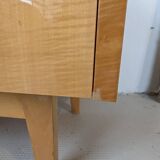 Pair of bedside tables in light wood