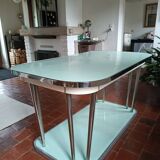 Table Culina vintage tôle émaillée