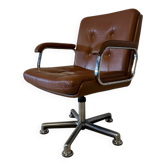 Fauteuil de bureau design italien 1970