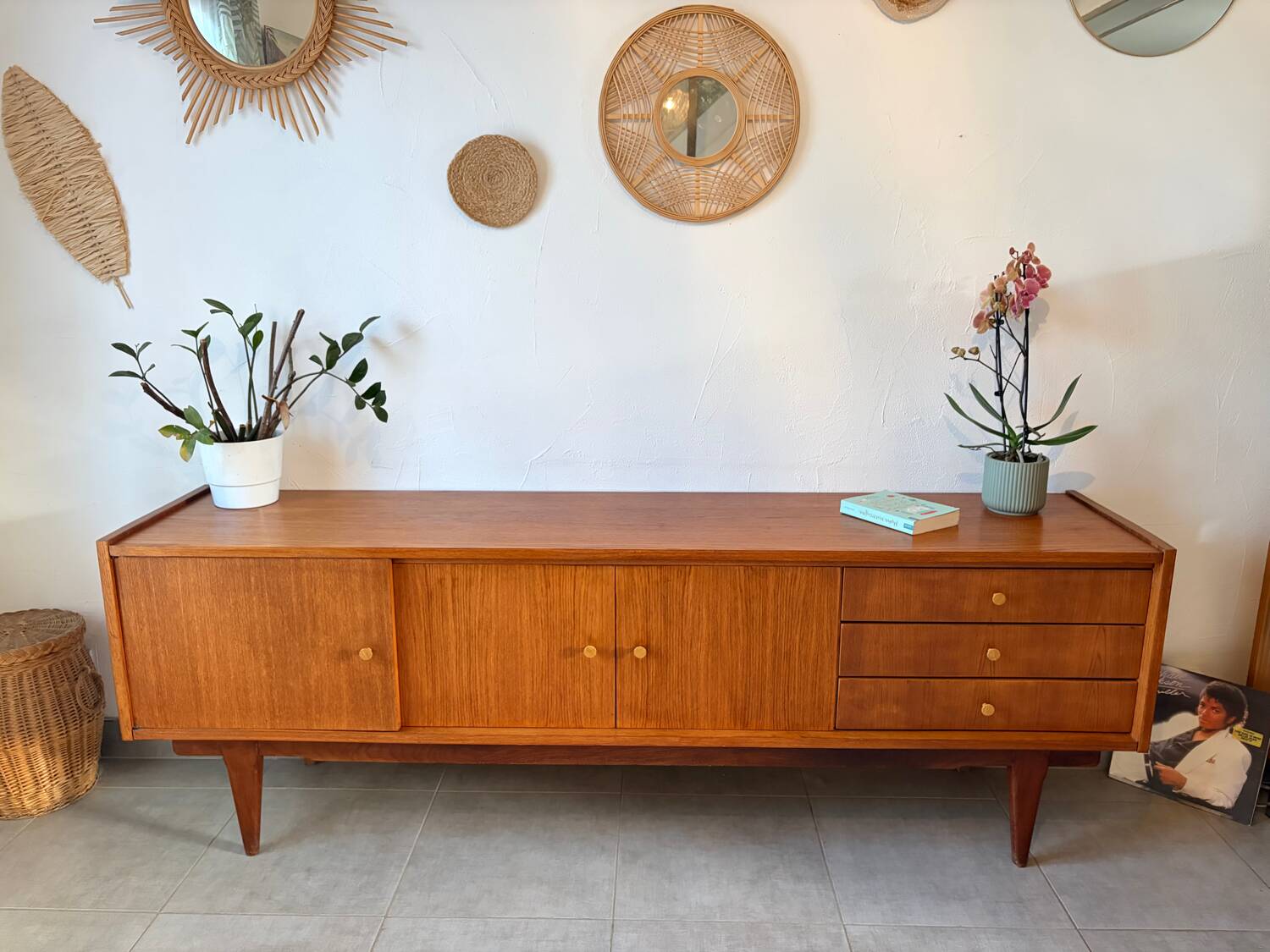 Scandinavian teak sideboard
