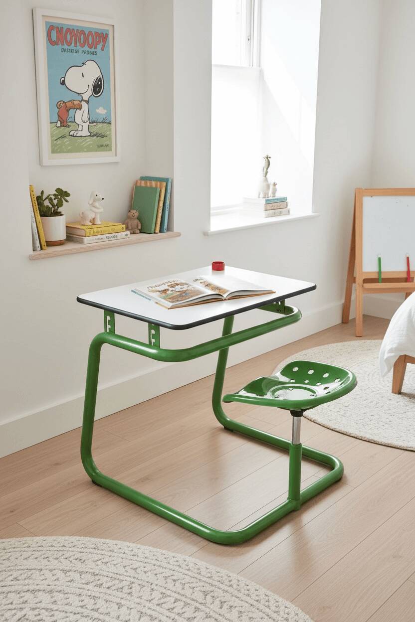 Junior desk Twenty Tube, Marc Berthier, Roche Bobois edition 1973