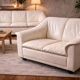 Vintage 2-Piece Leather Sofa Set — 2-Seater + 3-Seater — Second Half of the