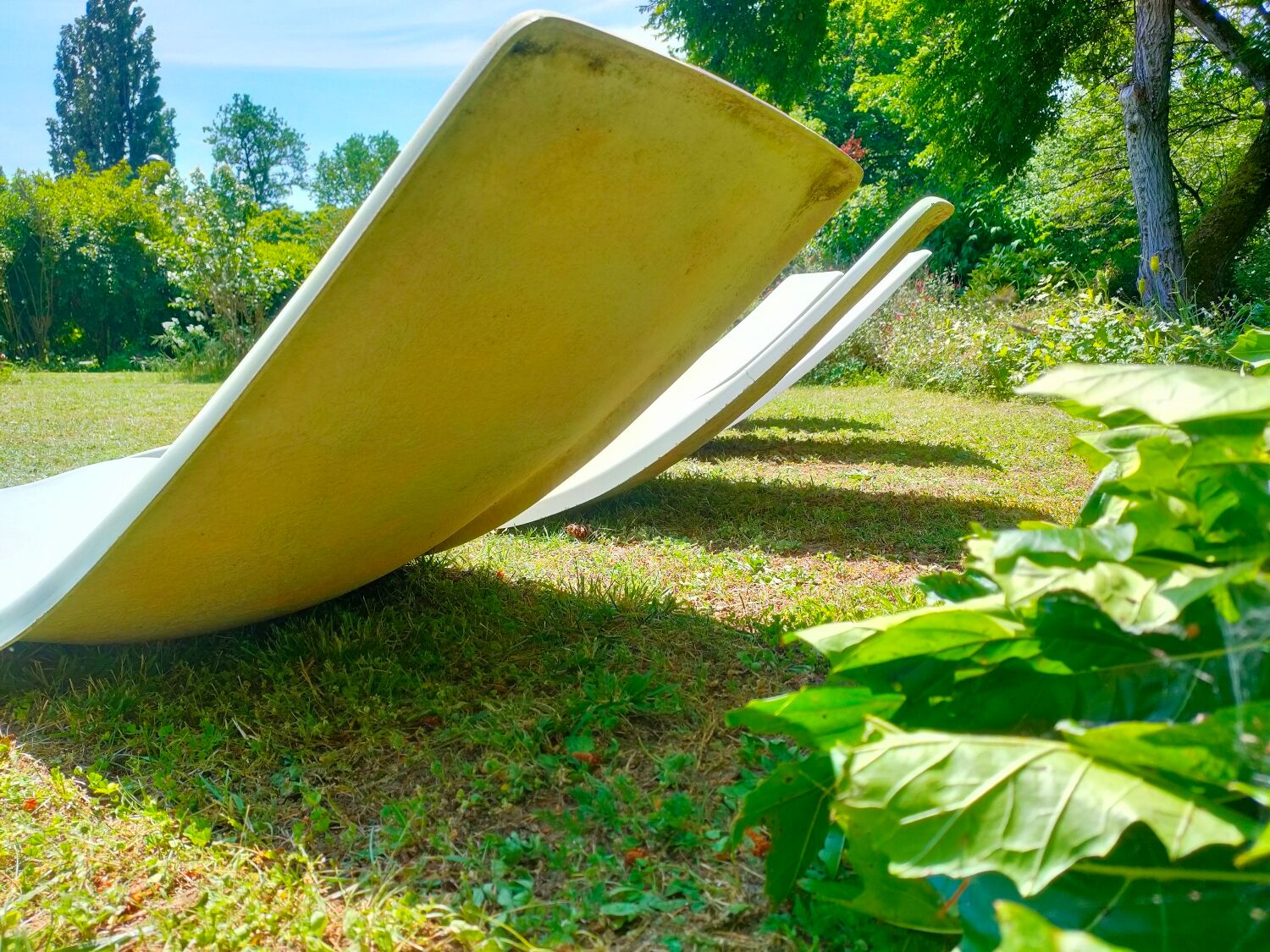 Charles Zublena fiber sun loungers