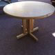 Table ronde en pin mobilier Les Arcs