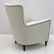 Pair of Gio Ponti Style Mid-Century Modern Italian Velvet Armchairs for Isa