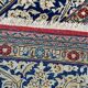 Ancient Persian carpet Ghoom wool and silk 142x222 cm