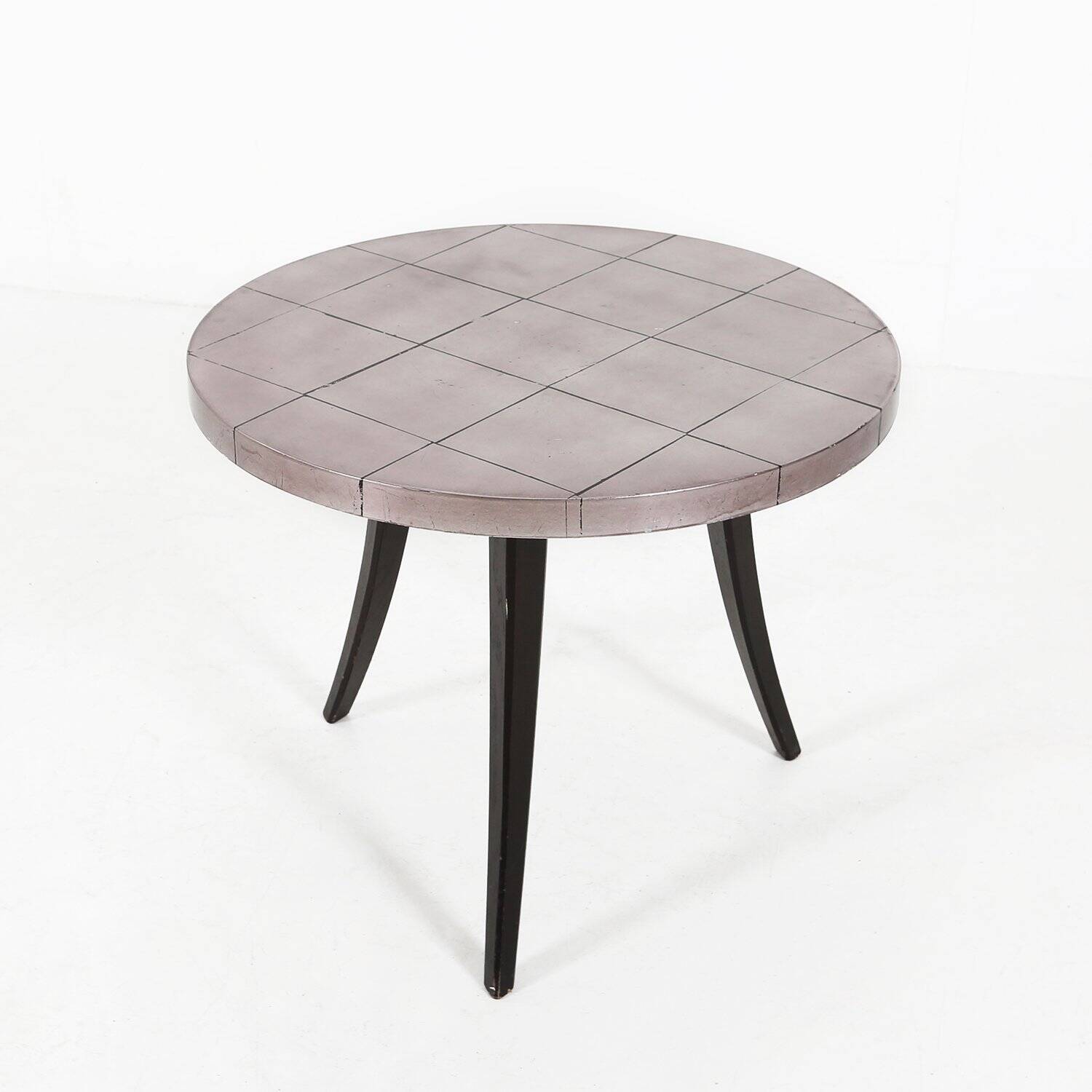 Vintage Space Age French Tripot Coffee Table, 1980s