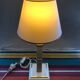 Table lamp by Robert de Schuytener ref2111 column - abat-day vintage cream