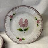 Set of 6 Niderviller stoneware plates