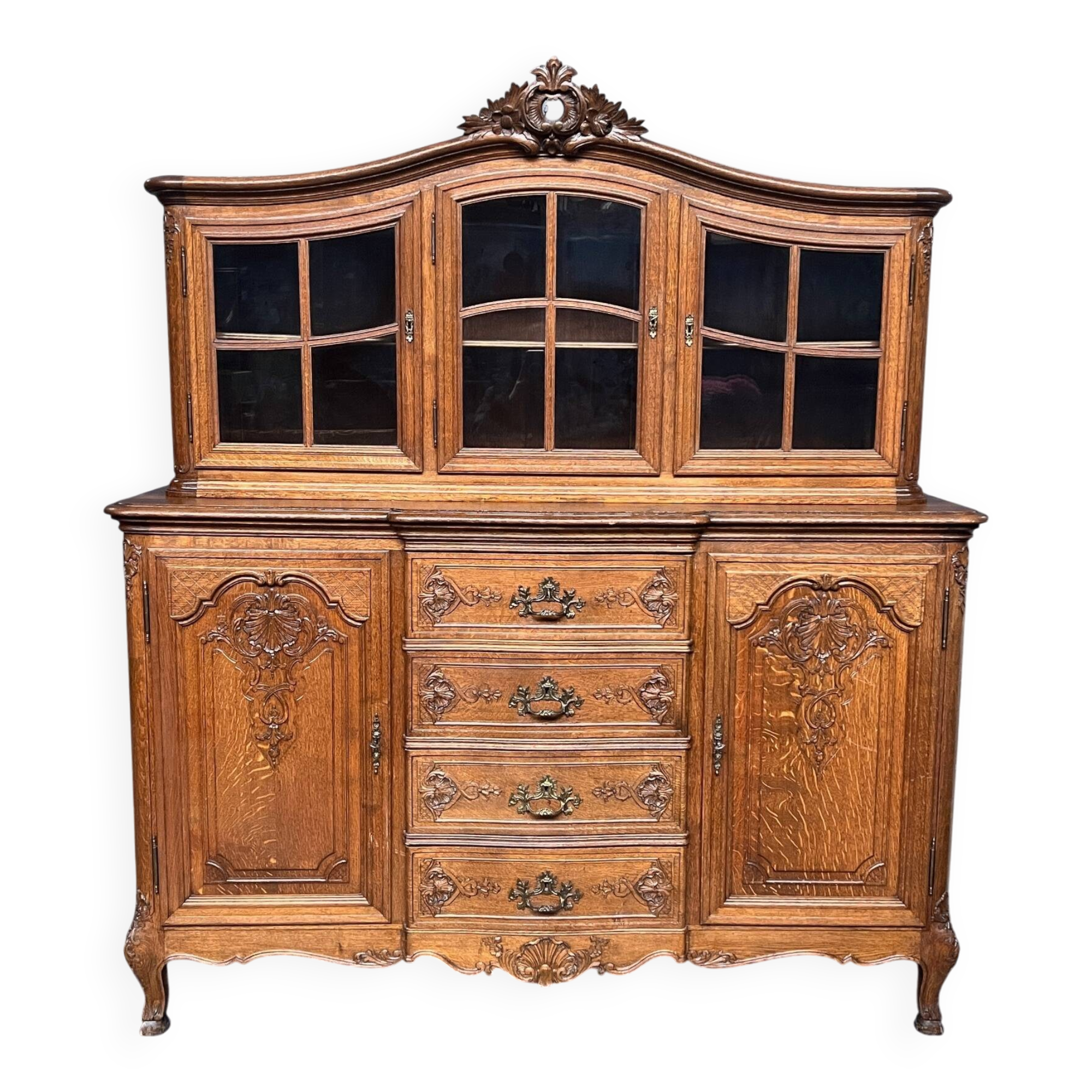 Louis XV style buffet, solid oak.