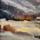 Tableau "Village de montagne"