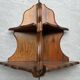 Pair of vintage corner shelves
