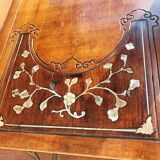 Japanese style table with bronze ornaments by Gabriel Viardot
