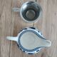 Gaiwan traditional chinese tea set in blue and white porcelain