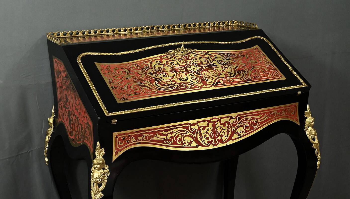 Lady's desk in Boulle marquetry, Napoleon III – Mid-19th century