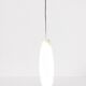 Lampara colgante italiana moderna de tubo ocher Murano crystal, 1990
