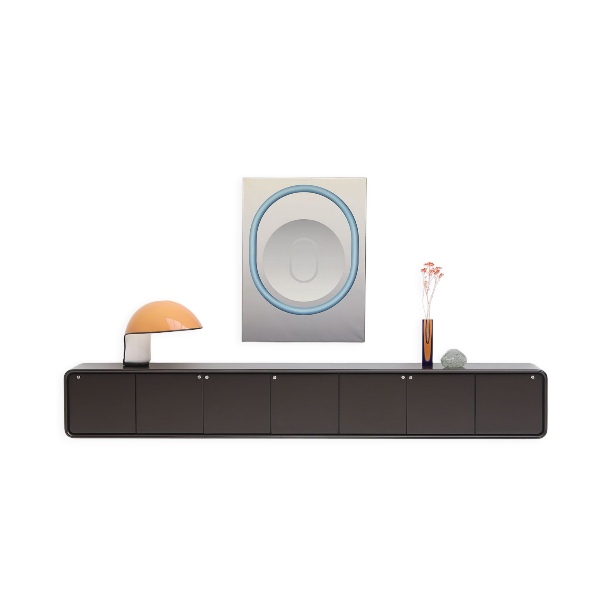 Janda floating sideboard designed by Ghent by designer frank de clercq 1972