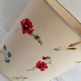 Handmade vintage oval lampshade