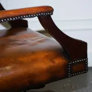 Chesterfield Director's Chair in Brown Cigar Leather