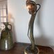 Bronze Art Nouveau lamp