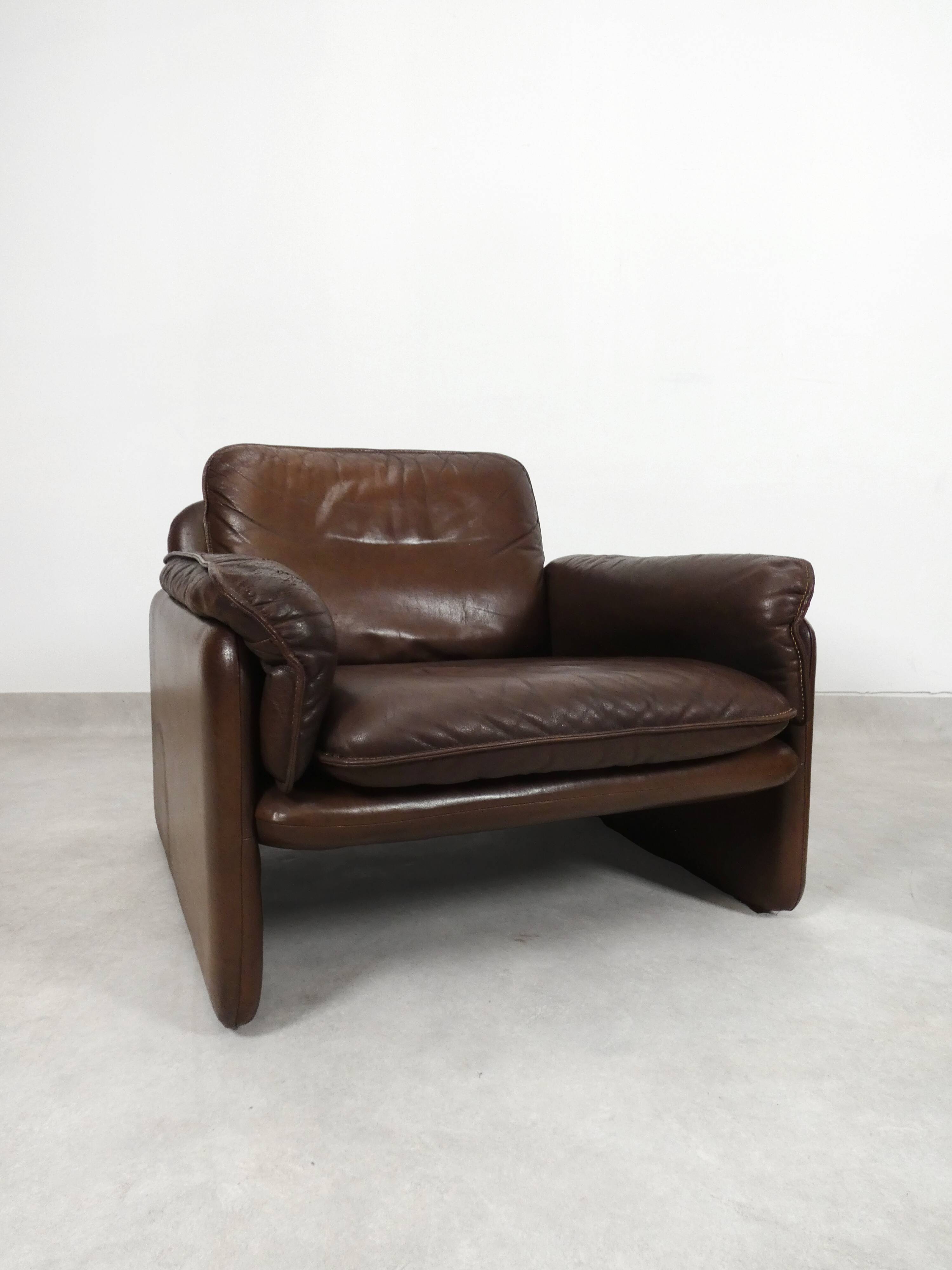 set of 2 De Sede DS61 fauteuils