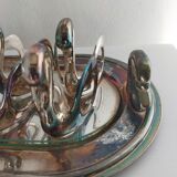 Silver metal foie gras set