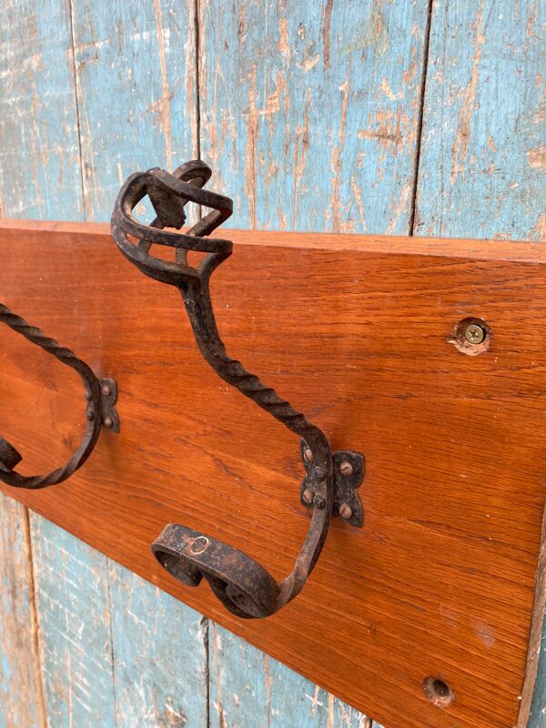 Porte manteaux fer forgé