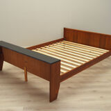 Lit en palissandre, design danois, années 1970, production: Danemark