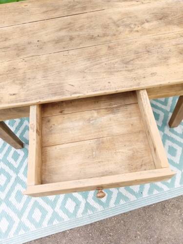 Antique wooden coffee table