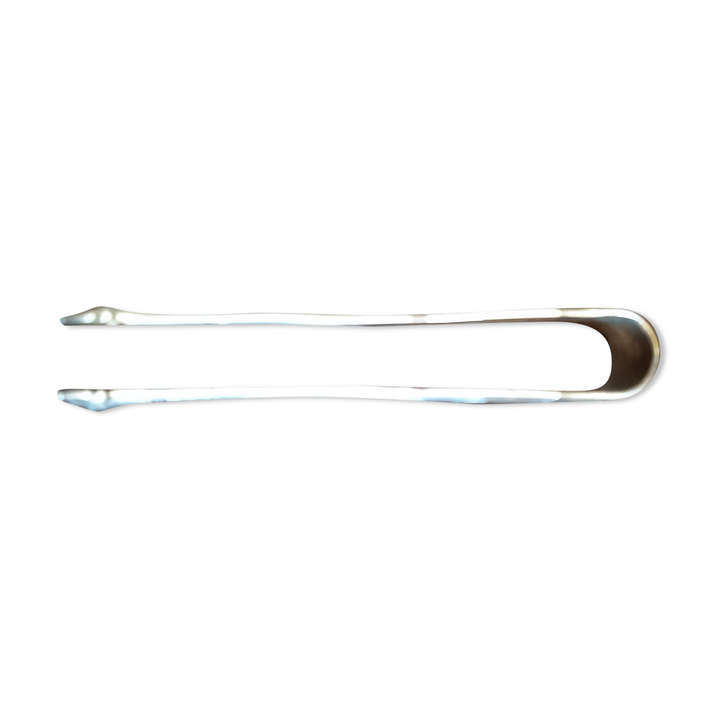 Silver metal sugar pinch