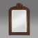 Louis Philippe Mirror in Plaster and Wood with Handcrafted Decorations, Fra