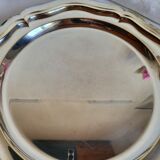 Plat de Service Rond en métal argenté Quist Alpacca