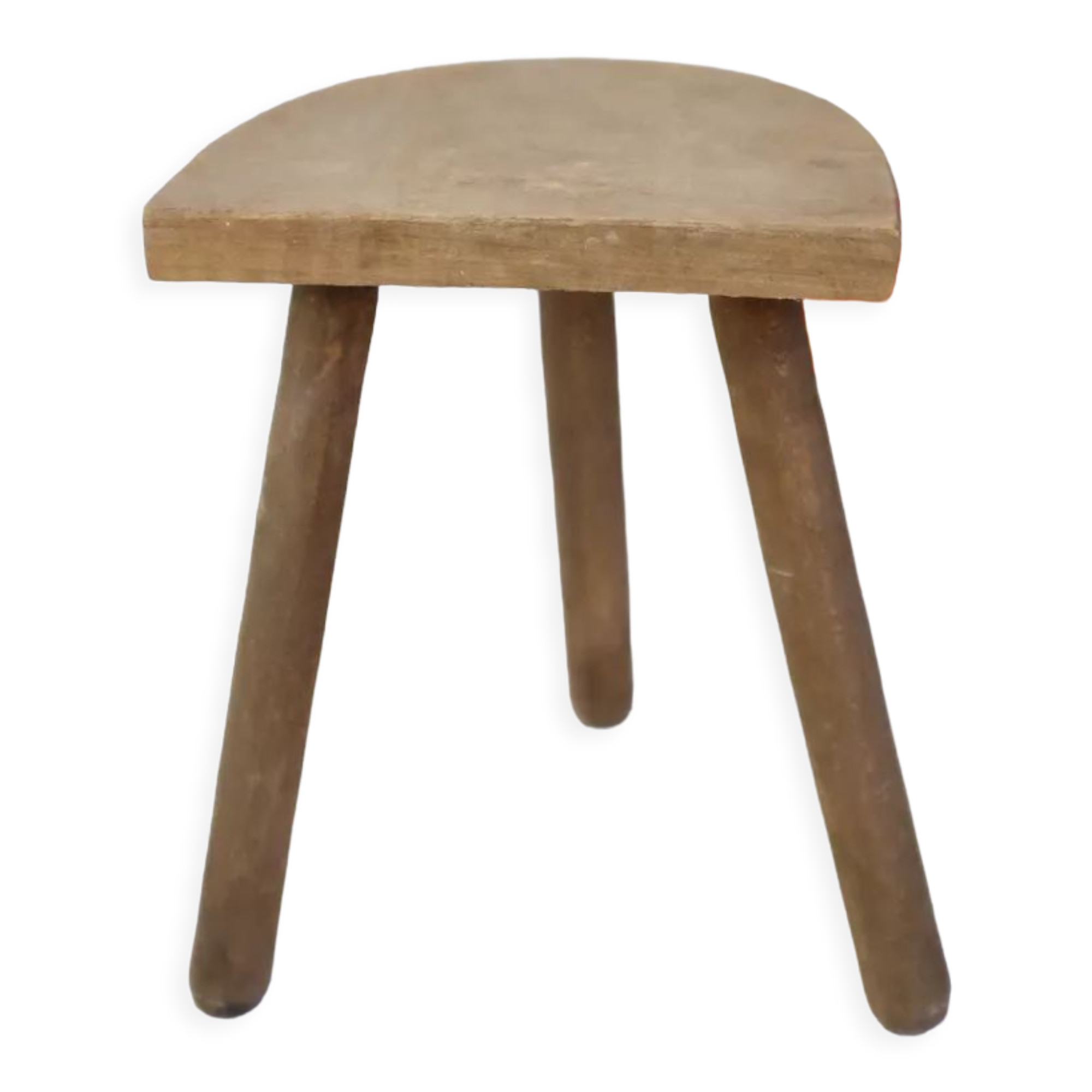 Half-moon farm stool