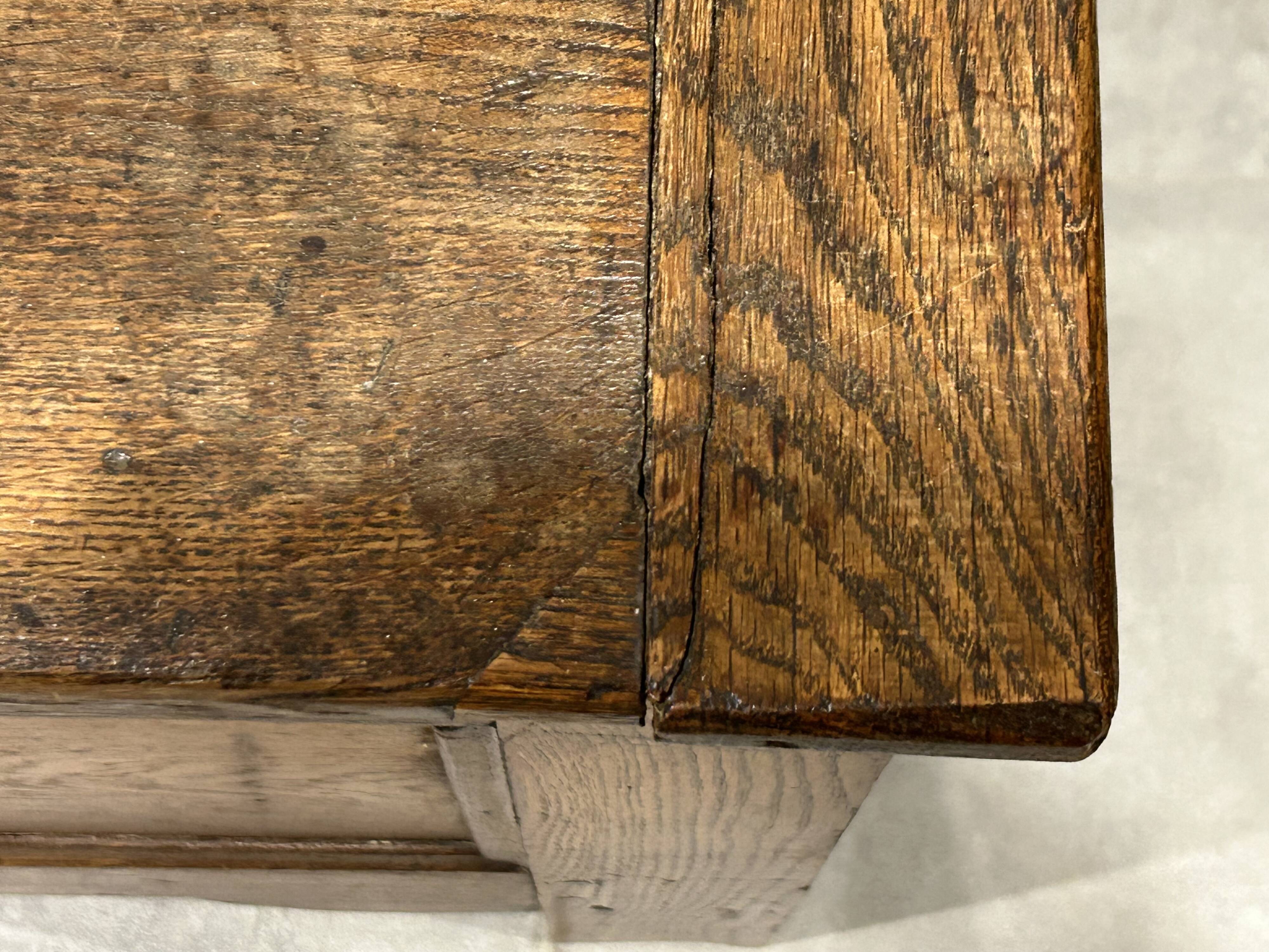 Natural oak wood chest, bedside chest