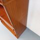 Vintage oak storage bookshelf from the 1960s.