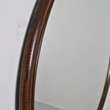 Large rattan mirror 96 cm