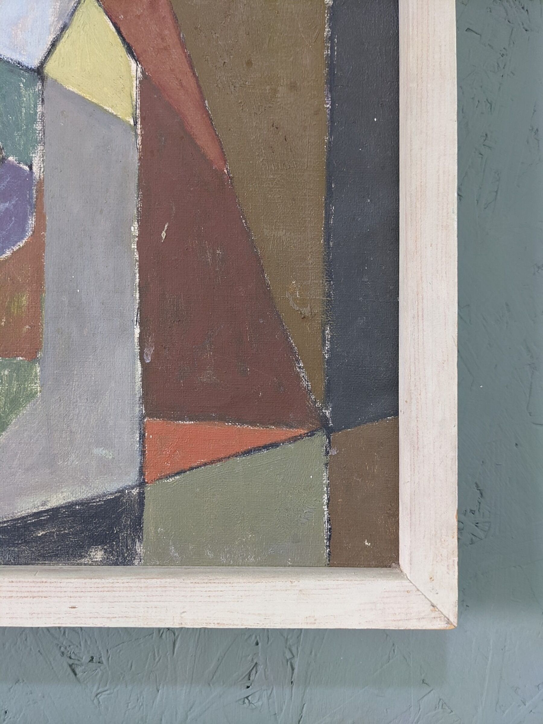 Mid-century swedish oil painting