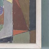 Mid-century swedish oil painting