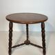 Turned wood coffee table by Charles Dudouyt