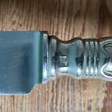 12 antique Ercuis table knives in silver metal