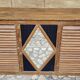 Old teak shop counter from Burma.