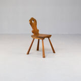 Beautiful set of 6 Rustic Alpine Mountain Chairs